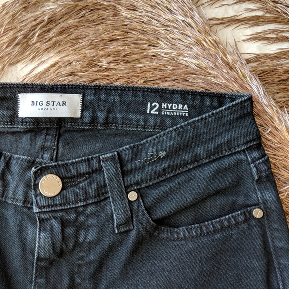 Big Star Straight Cigarette Black Jeans - Picture 3 of 8